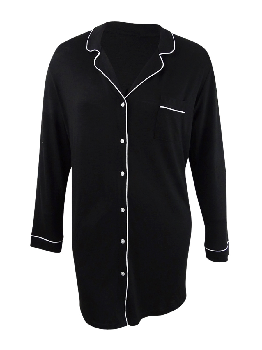 button front sleep shirt