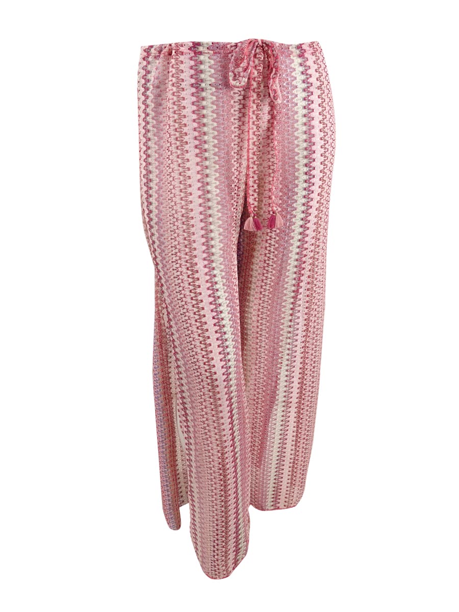 Pier Side Stripe Crochet Pants 
