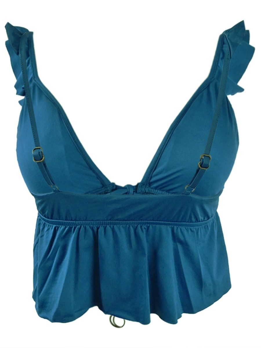 Soluna Swim Women's Buckle Up Shirred Bandeau Bikini Nigeria | Ubuy - View #2