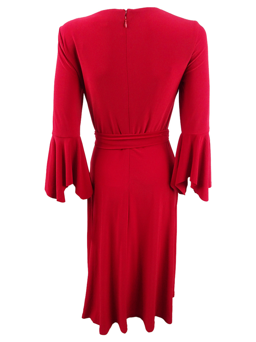 Lauren by Ralph Lauren Women’s Keyhole A-Line Dress