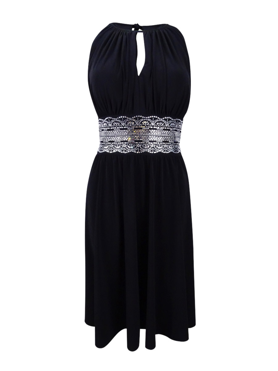 eloise tiered jersey dress Eloise Tiered Jersey Dress-Cheetah Pop main image 0