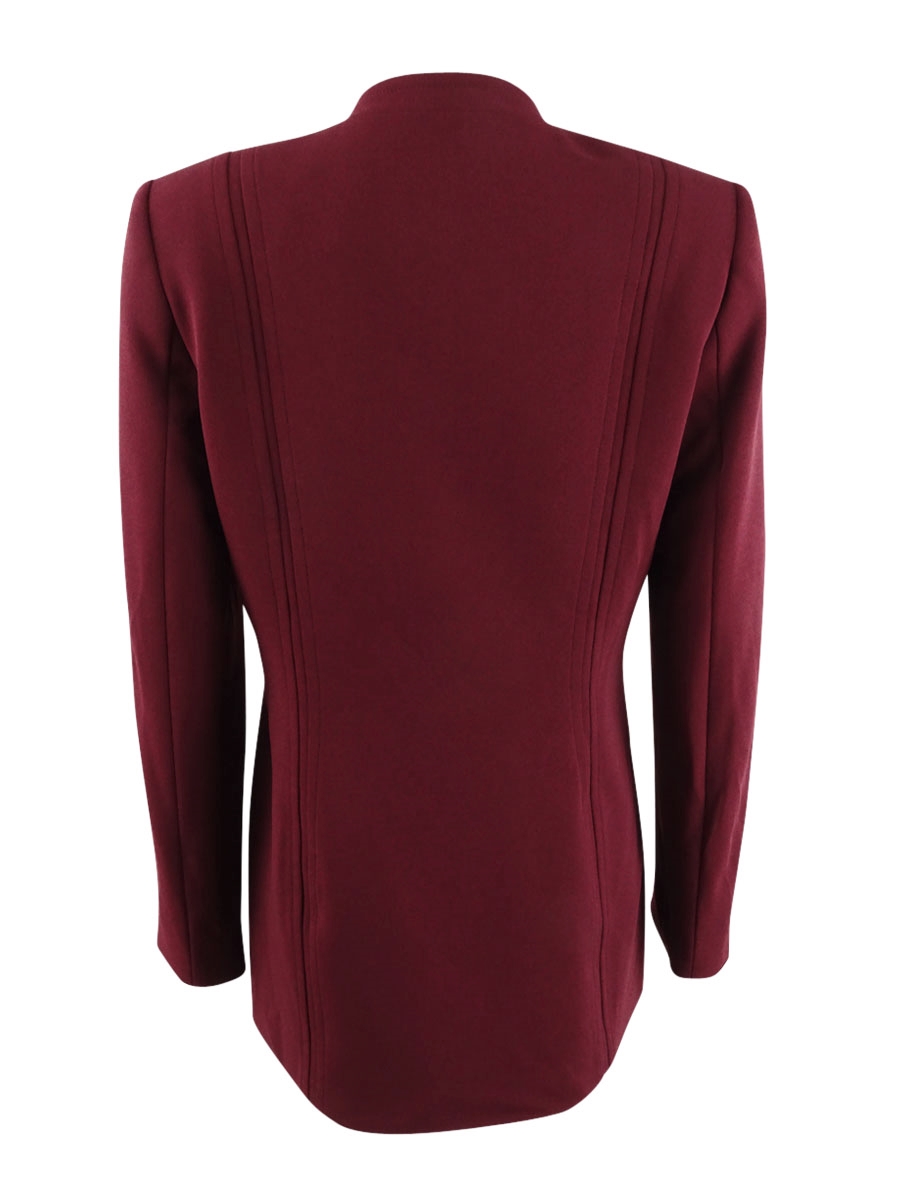 calvin klein one button women's blazer