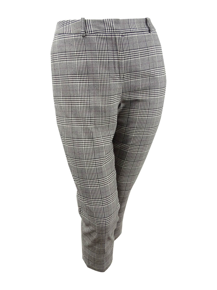 plaid skinny leg pants