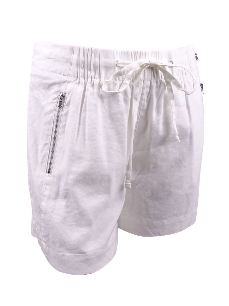 plus size drawstring shorts