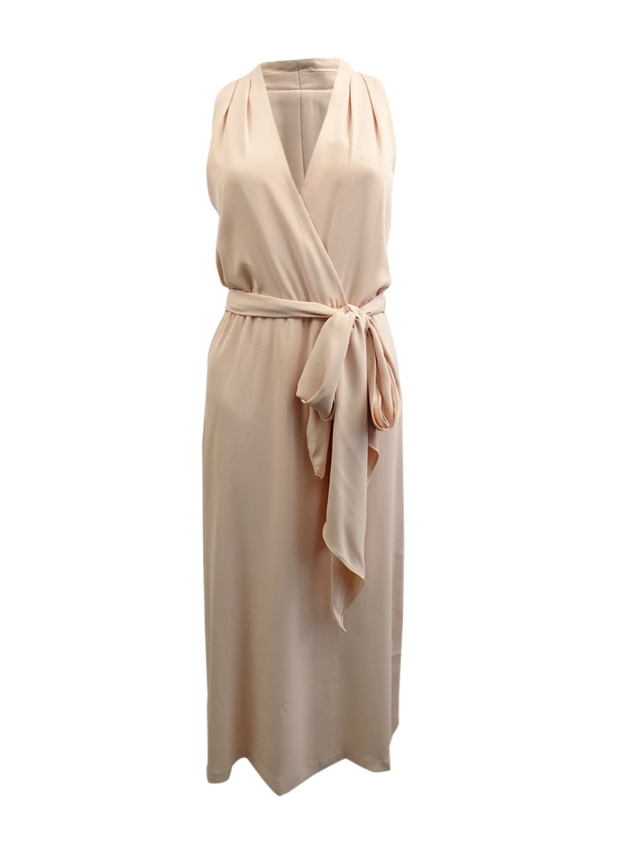 ralph lauren georgette halter dress Lauren Ralph Lauren Women's Purple Georgette Halter Dress - 4 - Purple