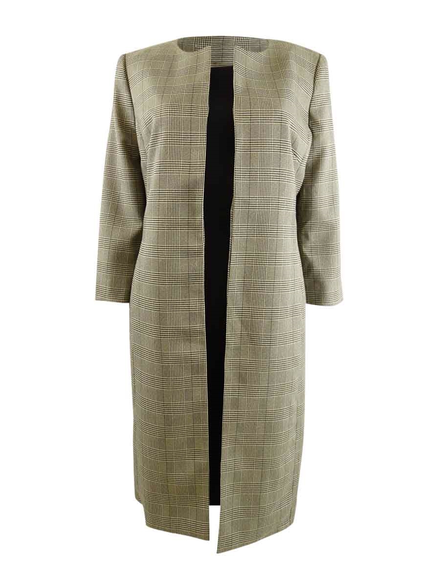 Coat Topper Dress Suit Le Suit Womens Plus Topper Jacket Sheath