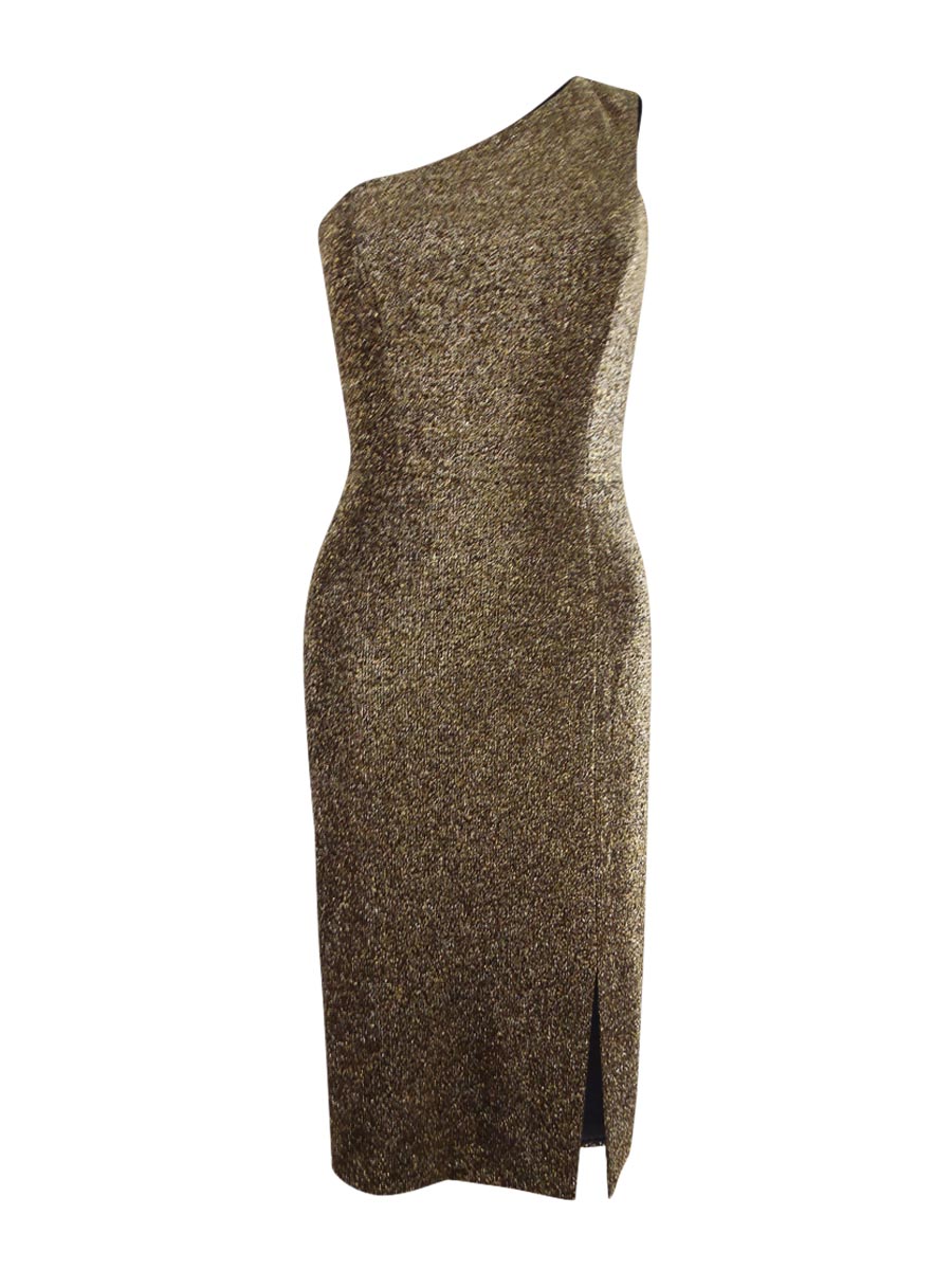 Vince Camuto Women's Sheath Cocktail Dress Gold Size 10
