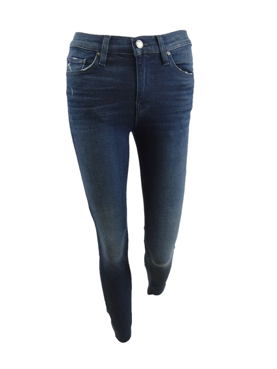 Hudson Jeans Women's NICO Midrise Crop Super Skinny 5 Pocket, Cru 並行輸入品 Hudson Women\u0027s Nico Mid-Rise Super-Skinny Jeans (24, Midway Blue)