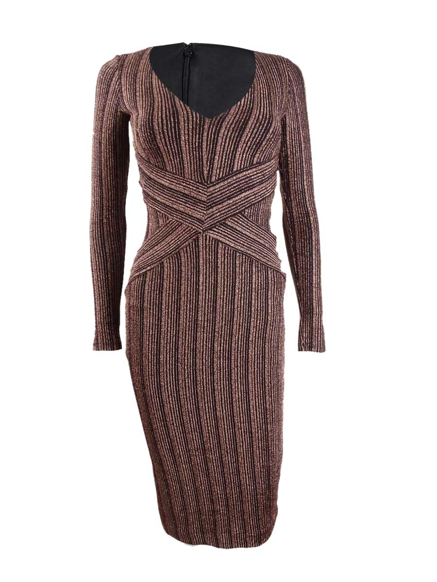 Rachel Rachel Roy Women's Quinn Metallic Dress (XS, Black Combo) | eBay