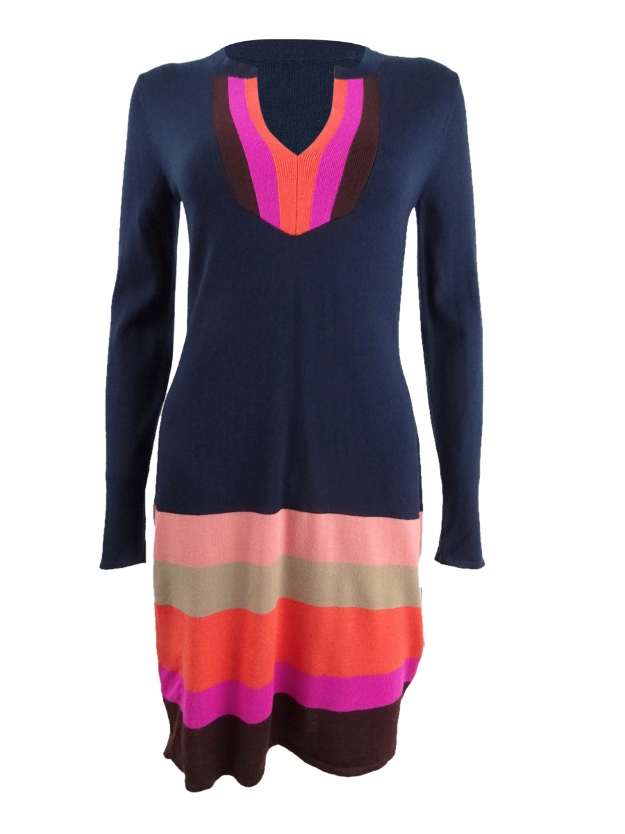 Trina Turk Women's Camp Striped Sweater 