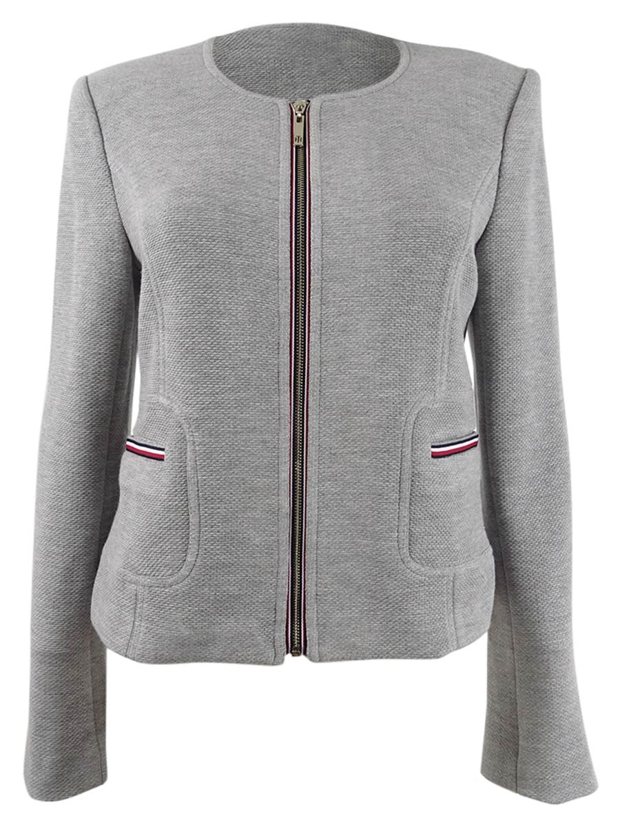 tommy hilfiger zip front jacket
