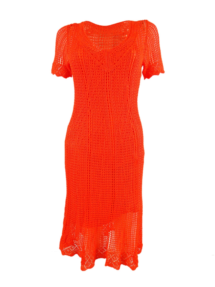 lauren ralph lauren pointelle knit dress Ralph Lauren Women's Pointelle-Knit Sleeveless Gown in Birch Tan Multi