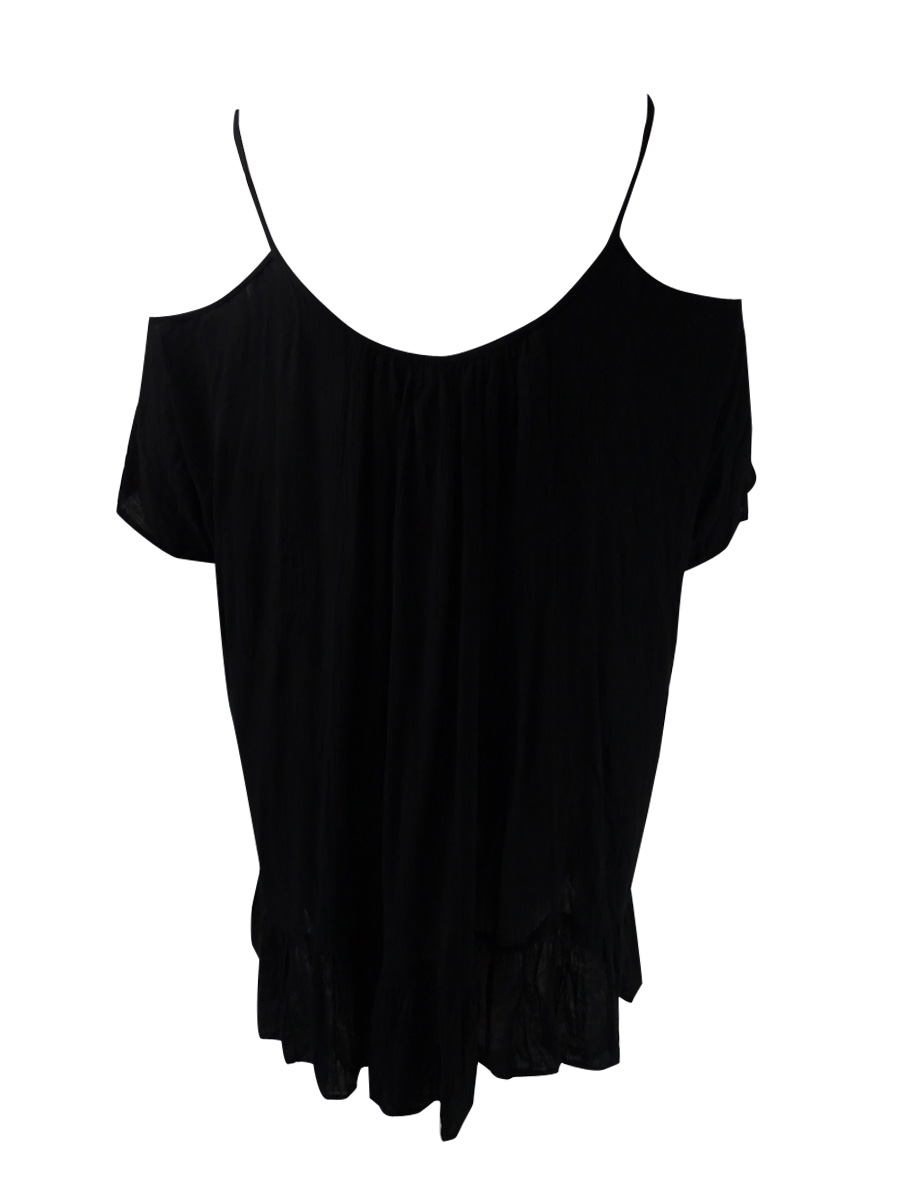 Raviya Black Bikini Swimsuit Cover Up Dress Plus Size 0X 6554 for sale